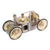 BrickCraftWorks Metal Steam-Powered Car Model, Hot Air Stirling Steam Engine Model, Educational Mechanical Vehicle Artwork view 2