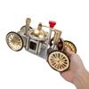 BrickCraftWorks Metal Steam-Powered Car Model, Hot Air Stirling Steam Engine Model, Educational Mechanical Vehicle Artwork view 4