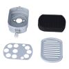 Oval Air Cleaner Assembly Filter Replacement for EY15 EY20 167 Gasoline Generator Engine with Aluminum Shell and Large Filtering Area view 1