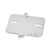 Aluminum 7075 Alloy Electronic Mount Plate for Traxxas 1:16 Mini Maxx 4WD 107154-1 / Mini XRT VXL-3S 108076-1 Monster Truck Upgrades - Silver view 1