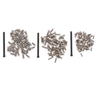 150pcs RC Wheel Hub Screw Kit, Stainless Steel M2 M2.5 M3 with Wrench, Spare Parts for 1/8 1/10 1/12 1/16 RC Car