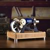 BrickCraftWorks Alpha-Type Twin-Cylinder Twin-Piston Hot Air Stirling Engine Engine Model, Steam Engine Model Creative Gift view 4