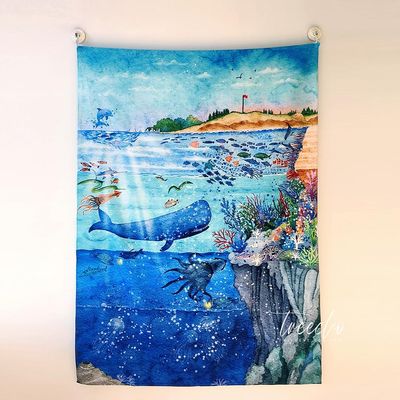 Children's Play Cloth, Home Scene Construction, Game mat (Under The Island)