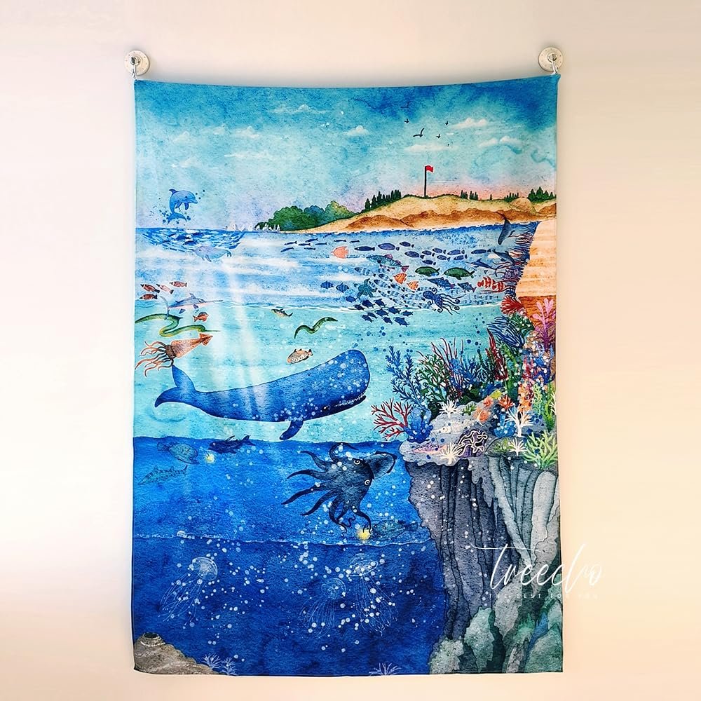 Children's Play Cloth, Home Scene Construction, Game mat (Under The Island)