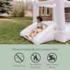 PLAYSMOL Neutral Tumble Inflatable Bounce House with Blower, 8x8 Kids Jumping House for Indoor Outdoor Play, Bouncy Castle, Ages 3-8 view 4