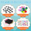 WATINC 6Pcs Hand Puppet Making Kit, Art Craft Felt Sock Puppet Toys, Creative DIY Make Your Own Pompoms Wiggle Googly Eyes Storytelling Role Play Party Supplies Gift for Girls Boys (Ocean Animals) view 2
