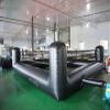 Vinfgoes Inflatable Game Interactive Inflatable Boxing Ring Sport Court Inflatable Wrestling Ring Games Joust Games Field for Kids and Adults (Black, 19.7x19.7x4.4FT) view 4
