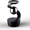 Gravity-Defying Kinetic Desk Toy | Perpetual Motion Gyroscope Gadget | Hypnoball Spinning Desk Ornament for Stress Relief | Stylish Desk Decor for Men and Office (Silver) view 2