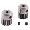 2Pcs Motor Gear Pinion Gear 16392 for MJX 16207 16208 16209 16210 H16 H16H H16E H16P 1/16 RC Car Spare Parts view 3