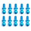 10Pcs M3 Metal Hex Ball Head Screws for Tamiya TT01 TT02 Sakura D5 1/10 RC Drift Car Spare Parts Universal(Blue) view 1