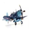 F4 U-1 A Corsair Fighter Plane Big Hog VF-17 Jolly Rogers Captain Tommy Blackburn US Navy (1943) 1/72 Diecast Model Airplane by Legion LEG-14619LA view 2