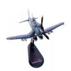 F4 U-1 A Corsair Fighter Plane Big Hog VF-17 Jolly Rogers Captain Tommy Blackburn US Navy (1943) 1/72 Diecast Model Airplane by Legion LEG-14619LA view 3