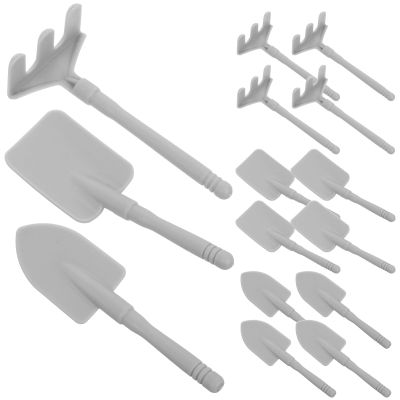 CORHAD 10set Boy Girl Garden Tools Set Multi-use Shovel Rake and Spade for Outdoor Sand Play and Planting for Toddlers Gardens and Beaches