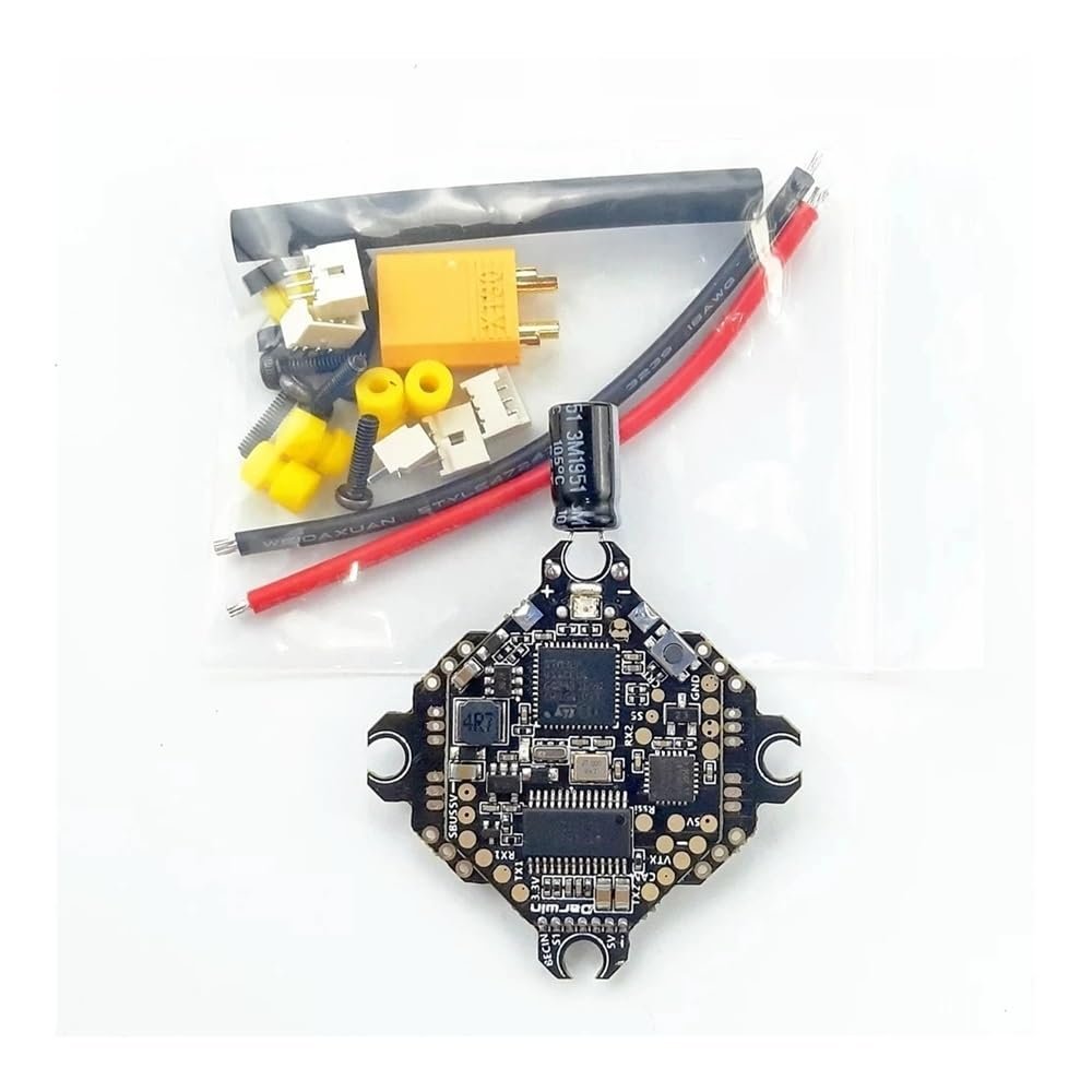 F411 AIO Flight Controller With 15A 4In1 ESC Compatible With Racing FPV Drones Blheli_S F4 OSD BEC Works With 1-3S Batteries