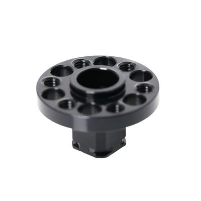 CNC Aluminum 7075 Center Spur Gear Pulley Seat for 1:10 RC Car Xray X4'24 Upgrade Part (Thickness:2mm)