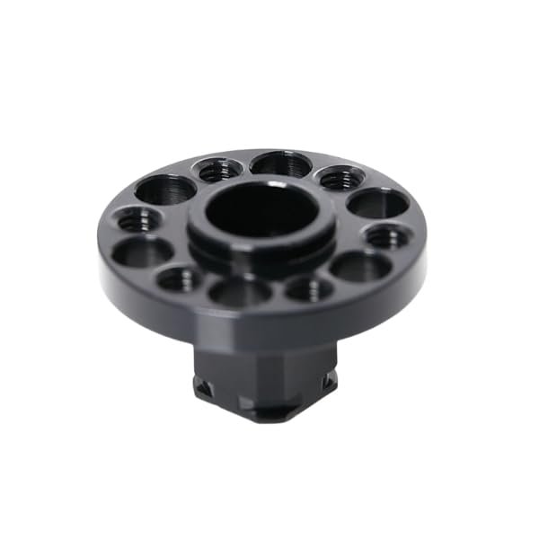 CNC Aluminum 7075 Center Spur Gear Pulley Seat for 1:10 RC Car Xray X4'24 Upgrade Part (Thickness:2mm)