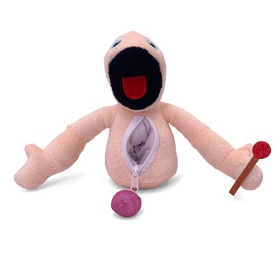 Adenzai Yeeps Plush - 8" Plush Toys, Stuffed Animals, Dolls in Beige Perfect for Kids and Adults, Ideal for Birthdays, Christmas -Cute Halloween Plush Toy (Style # 2)