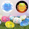 Light up Easter Eggs Hunt Supplies for Kids, 8 Pack Easter Basket Stuffers Fillers for Toddler Boys Girls, Spinning Tops Toys Gifts with Music, Goodie Treat Bag Essentials Party Favors Classroom Prize view 2