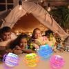 Light up Easter Eggs Hunt Supplies for Kids, 8 Pack Easter Basket Stuffers Fillers for Toddler Boys Girls, Spinning Tops Toys Gifts with Music, Goodie Treat Bag Essentials Party Favors Classroom Prize view 3
