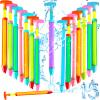15pcs Water Shooter Blaster Squirt Guns Toys,Shoot Up to 35 Feet,16.5inch Water Spray Gun for Kids,Adults Summer Water Fighting,Swimming Pool,Beach Games,Colorful,Two Spray Holes view 1