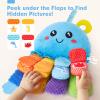 hahaland 8-in-1 Baby Sensory Tummy Time Toys 3-6 Months Developmental Infant Toys 0-6 Months, Newborn Baby Toys for Boy Girl Gift Montessori Rattle Teething Octopus Toy view 4