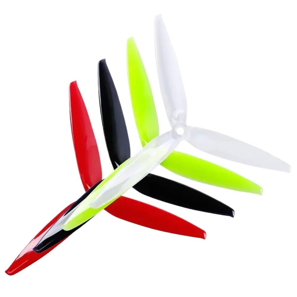 10 Pairs Flash 7040 7X4X3 3- Propellers 10 CW And 10 CCW Compatible With Various Drones(10Pairs Random Color)