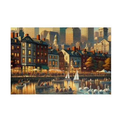 1000 Piece Boston Massachusetts Great Jigsaw Puzzles for Adults Puzzles for Adults Toys Gift Family Decoration Puzzles