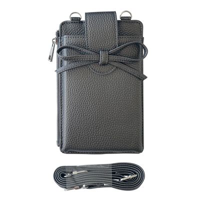 Suncrest iSB-SP13 Smartphone Pouch, Ribbon Dark Gray Metallic