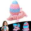 19''Large 3D Printed Glow in The Dark Dragon Egg with Articulated Dragon Inside, Surprise Giant Dragons Egg Toy for Christmas Stocking Stuffers, for 5-7 4-6 8-12 Year Old Boys Kid Teen Girls view 1