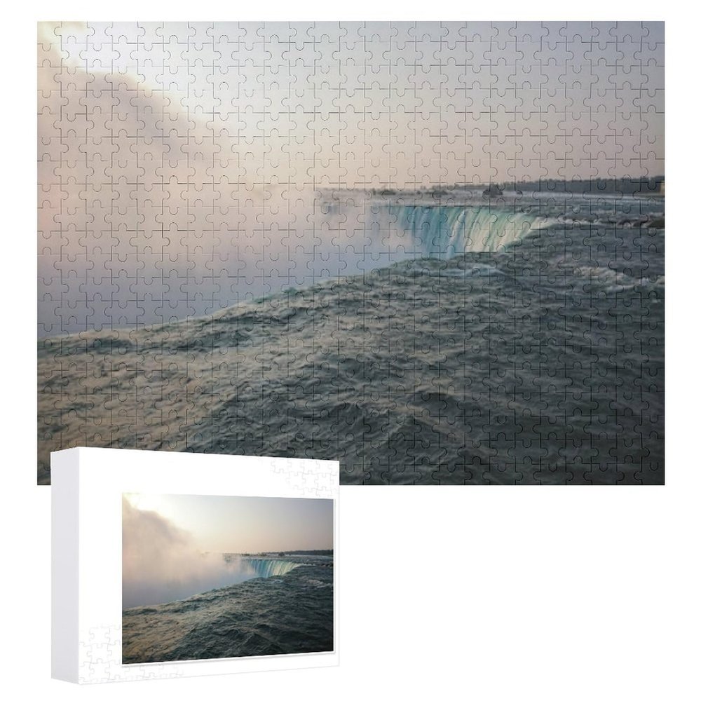 1000Pcs Jigsaw Puzzles for Adults and Teens and Kids and Teens and Kids Niagra Falls Wooden Puzzle Props DIY Modern Home Decoration Children Educational Game Preschool Toys Gifts