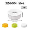 12pcs Narrow Baby Bottle Caps for Dr Brown, BPA-Free Travel Bottle Caps Leakproof Baby Bottle Storage Lids with Sealing Gasket Replacement Parts for Medela Ameda (Mix-Color) view 2