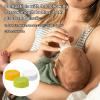 12pcs Narrow Baby Bottle Caps for Dr Brown, BPA-Free Travel Bottle Caps Leakproof Baby Bottle Storage Lids with Sealing Gasket Replacement Parts for Medela Ameda (Mix-Color) view 3