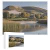 1000Pcs Jigsaw Puzzles for Adults Stone House On Rolling Hills by Calm Lake at Dawn Challenging Puzzle for Youth Childen Home Decor Wall Art Gift,Jigsaw for Active Thinking Party Entertainment view 1