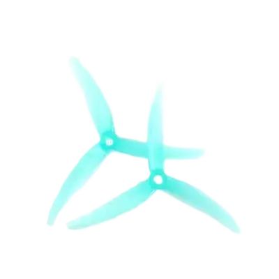12 Pairs Juicy Prop J37 4.9 Inch Polycarbonate Propeller With 3.7 Pitch And 5mm Shaft FPV RC Racing Compatibility(12 Pairs blue)