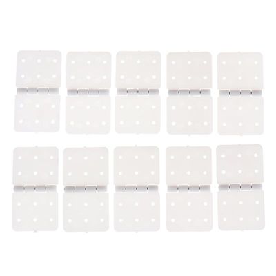 StiNGZjdM 10pcs Hinge Linker Plastic for RC Airplane Aircraft Helicopter Quadcopter Parts Model Replacement White(28x16mm)