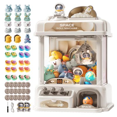 LFACHTER Large Claw Machine for Kids with Lights Sound, Vending Machine Toys, Electronic Prizes Dispenser Toys for Kids Age 3+, Arcade Claw Machine Game Gifts for Home Party Birthday