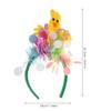 Cabilock Cute Chicken Headband Plush Chicken Hair Hoop, Easter Party Decoration, Spring Birthday Headband Photo Prop Cosplay Dress-Up for Girls Boys Multi view 4