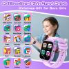 Kids Smart Watches Girls Age 5-12, High-Resolution Touchscreen Kids Watch with Video Camera Music Player Pedometer Flashlight 12/24 hr Educational Toys Birthday Gifts for Girls Ages 6 7 8 view 4