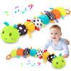 Baby Stuffed Animal Toys for 0-6 6-12 Months, Baby Musical Caterpillar Tummy Time Toys for Babies 3 6 9 12 18 Months, Newborn Infant Sensory Toys Gifts for 1 2 Year Old Boys Girls view 1