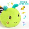 Baby Stuffed Animal Toys for 0-6 6-12 Months, Baby Musical Caterpillar Tummy Time Toys for Babies 3 6 9 12 18 Months, Newborn Infant Sensory Toys Gifts for 1 2 Year Old Boys Girls view 2
