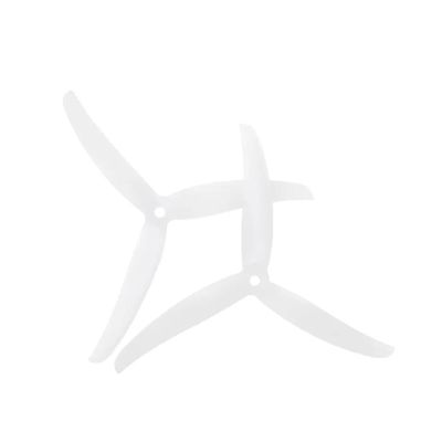 10 Pairs Juicy Prop J37 Polycarbonate 4.9inch 3 Propeller With 3.7Pitch 5mm Shaft Compatible With FPV RC Racing Compatibility(10 Pairs white)