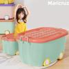 Maricruz Children's toys storage box household organizer baby clothes snacks pulley storage storage box plastic view 2
