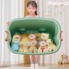 Maricruz Children's toys storage box household organizer baby clothes snacks pulley storage storage box plastic view 3