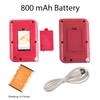 Retro Mini Game Machine with 400 Classical FC Games Handheld Game Console 2.8-Inch Color Screen Support for TV Output , Presents Birthday for Kids, Adults (Red) view 3