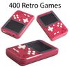 Retro Mini Game Machine with 400 Classical FC Games Handheld Game Console 2.8-Inch Color Screen Support for TV Output , Presents Birthday for Kids, Adults (Red) view 4