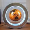5JJJLOOOPP Magnetic Levitation Floating Globe Floating Globe with LED Lights O-Shaped Magnetic Levitation Anti-Gravity Rotating Planet Earth Stylish Home Office Display Decoration (Gold) view 1