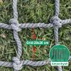 20x20 Cm Grid Playground Climbing Net for Decorative Protection Playing Safety Net Outdoor Backyard Treehouse Garden Climbing Rope Cargo Net(Size:13 * 16.4ft) view 3