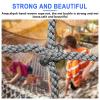 20x20 Cm Grid Playground Climbing Net for Decorative Protection Playing Safety Net Outdoor Backyard Treehouse Garden Climbing Rope Cargo Net(Size:13 * 16.4ft) view 4