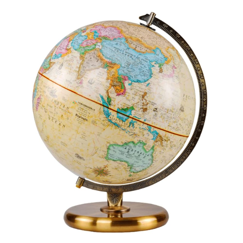 Geographic Globes Globe Antique Globes With Metal Stand World Globe Embossed World Globe Geographic Globes Tabletop Decoration Fun
