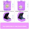 Nimuw Soft Silicone Case for Bitzee Disney Interactive Toy Digital Pet, Shockproof and Protective Carrying Case for Bitzee Disney Virtual Electronic Pets with Lanyard (Light Purple) view 4